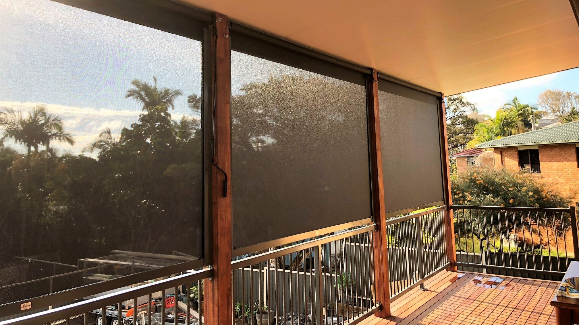 PVC Clear Windmaster Outdoor Blinds – Half Price Blinds